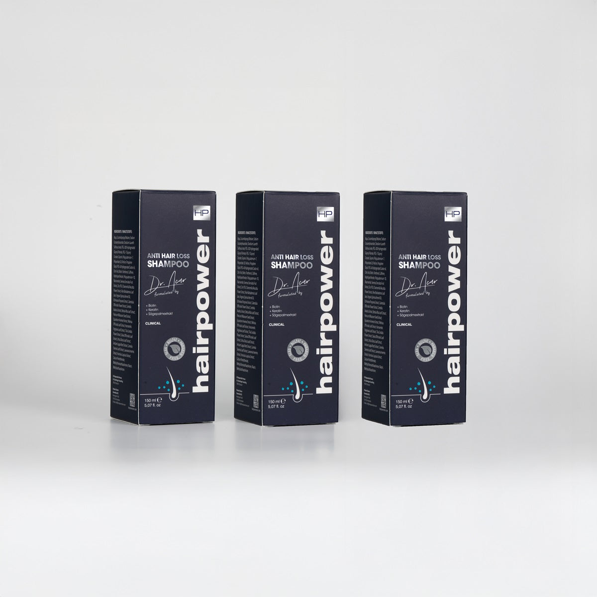 3'lü Dökülme Karşıtı ve Saç Besleyici Şampuan 150 ml