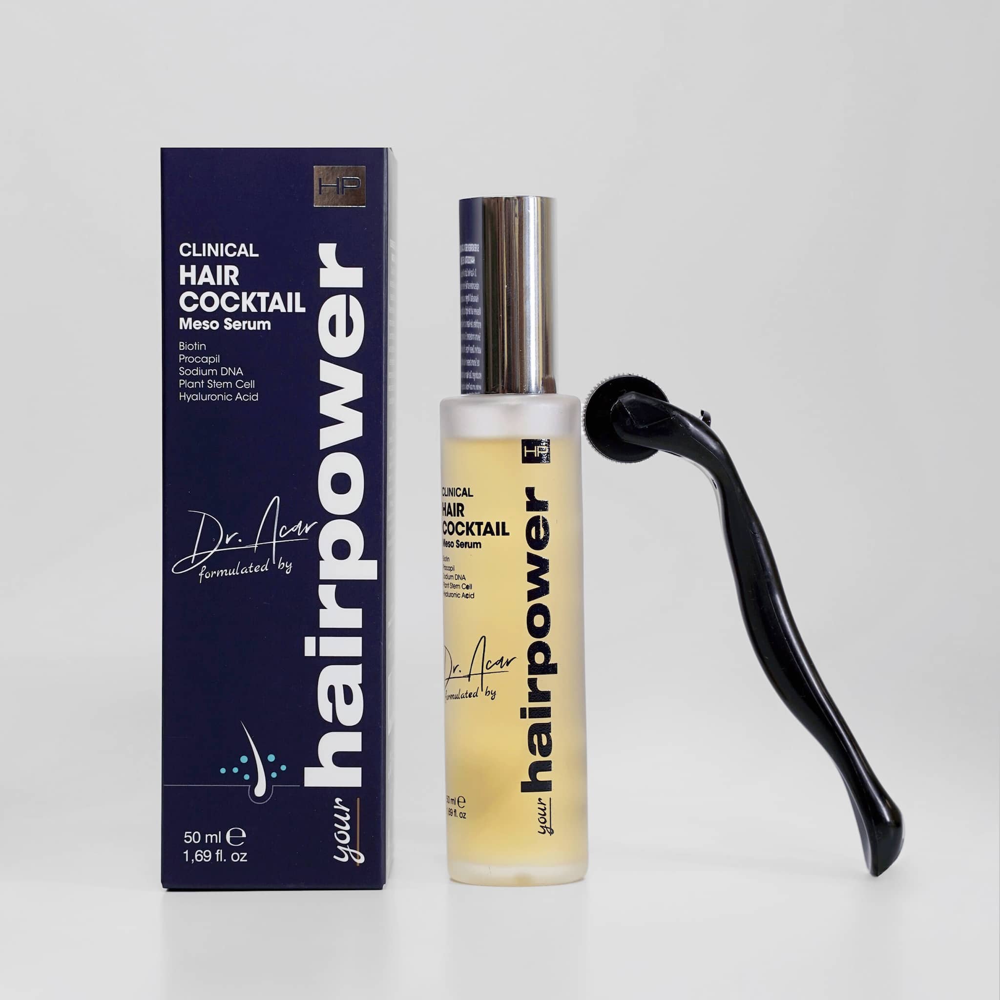 Mezoterapi & Dermaroller Set 50 ml
